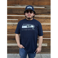 Majestic Seahawks M Hyper Stacked Tee
