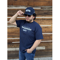 Majestic Seahawks M Pick Six Tee Navy