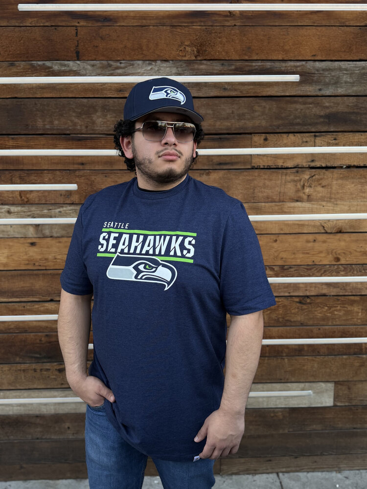 Majestic Seahawks M Tee Flex Team Navy