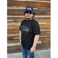 Majestic Seattle Seahawks M Tee Primetime Black