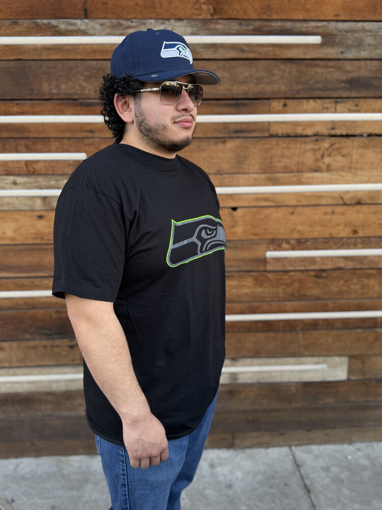 Majestic Seattle Seahawks M Tee Primetime Black