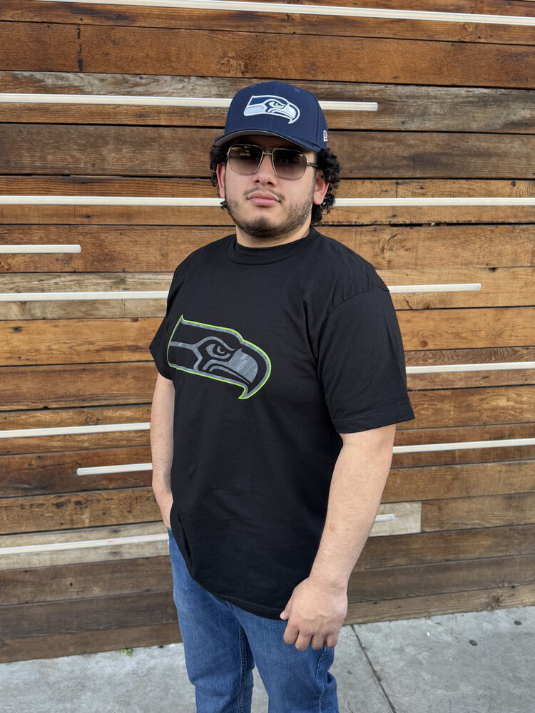 Majestic Seattle Seahawks M Tee Primetime Black