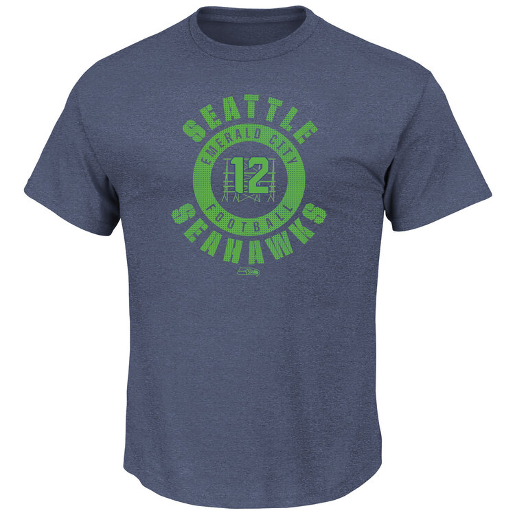 Majestic Seahawks M T-Shirt Keep Score Nvy