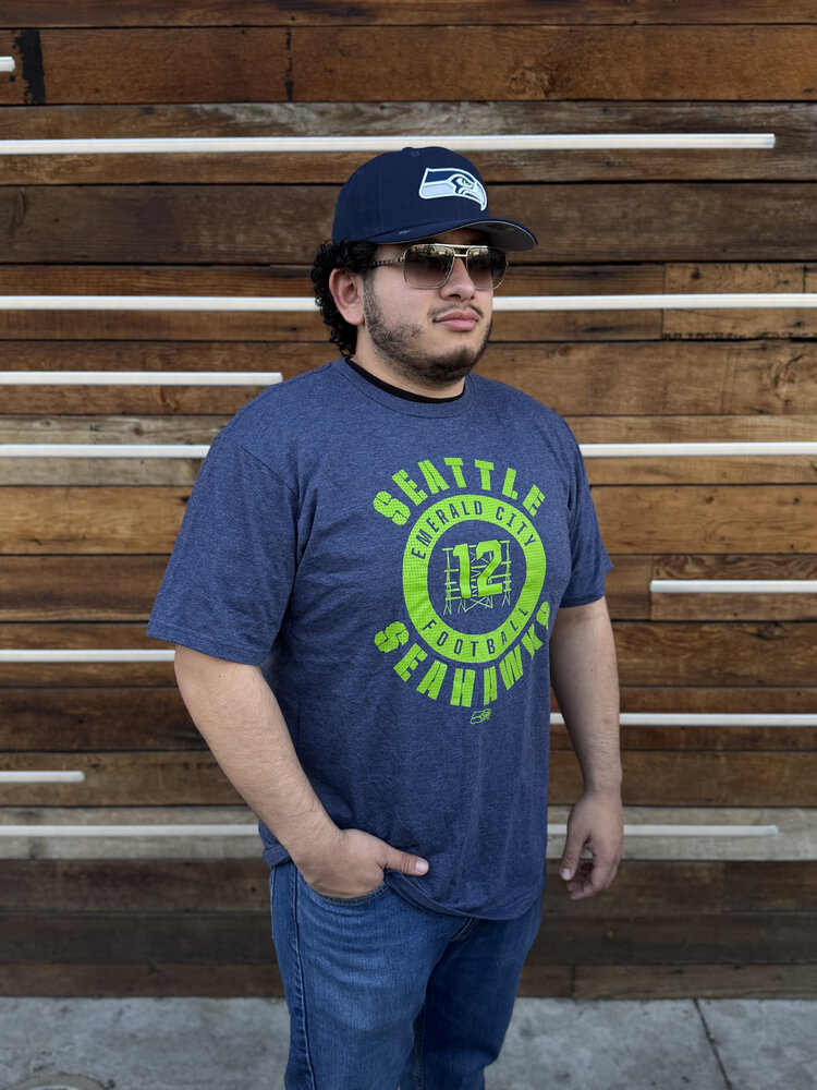Majestic Seahawks M T-Shirt Keep Score Nvy