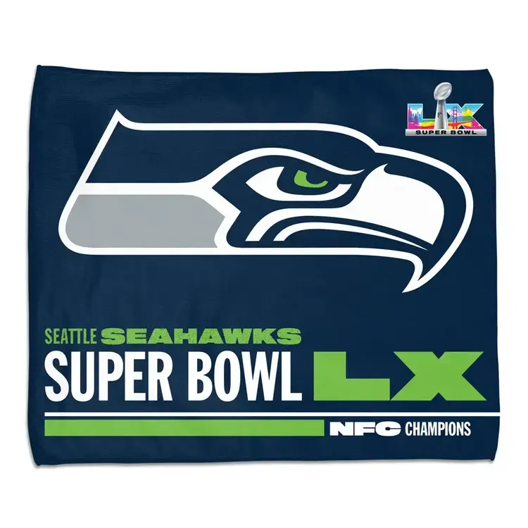 Wincraft NFL Seattle Seahawks Super Bowl LX Bound Rally Towel