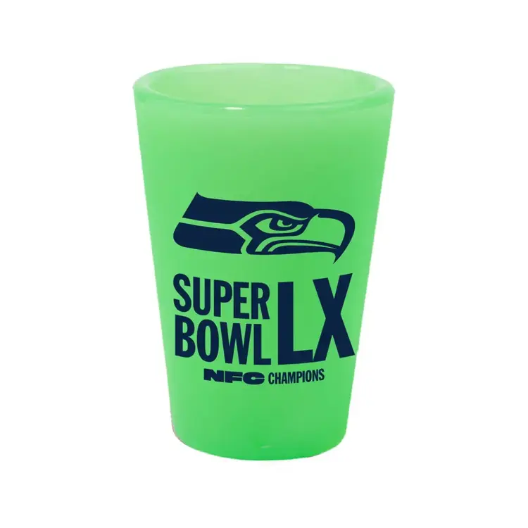 Wincraft Seattle Seahawks Superbowl Bound SBLX 1.5 oz Silicone Shot Glass
