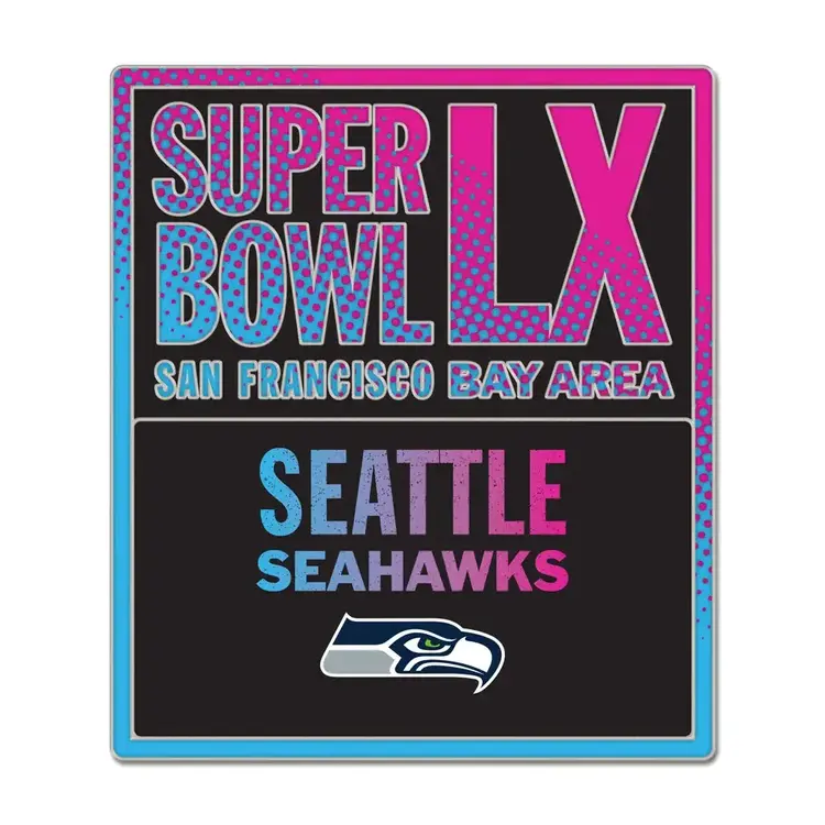 Wincraft Seattle Seahawks Patriots Super Bowl Bound SBLX Pin