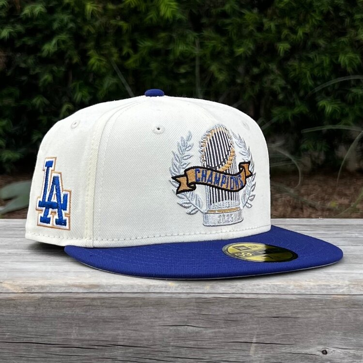 New Era LA Dodgers Ivory/Royal 2025 World Series Champs Parade
