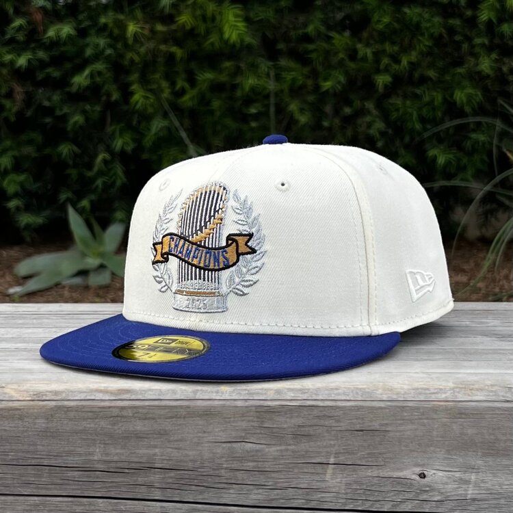 New Era LA Dodgers Ivory/Royal 2025 World Series Champs Parade