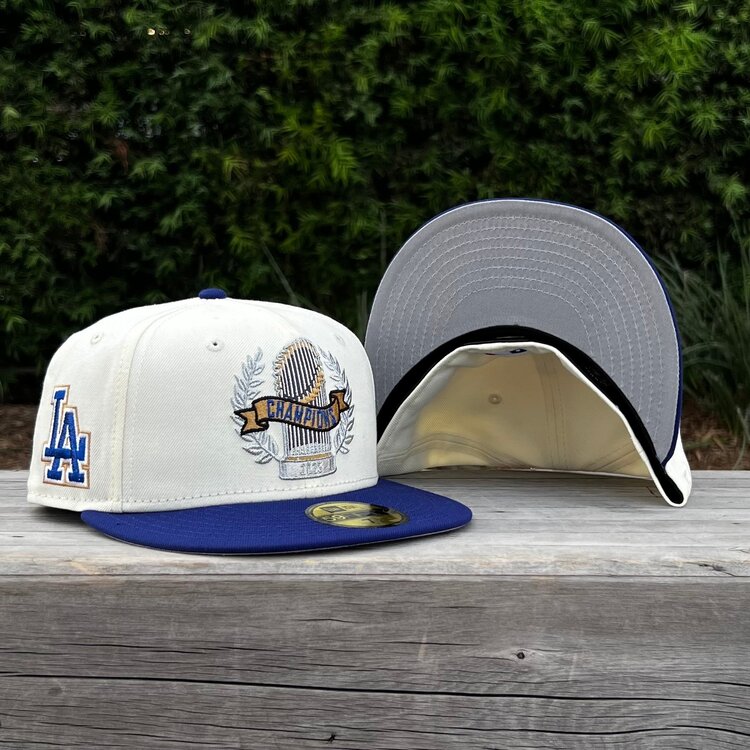 New Era LA Dodgers Ivory/Royal 2025 World Series Champs Parade