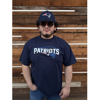 Majestic Patriots M Pick Six Tee Navy