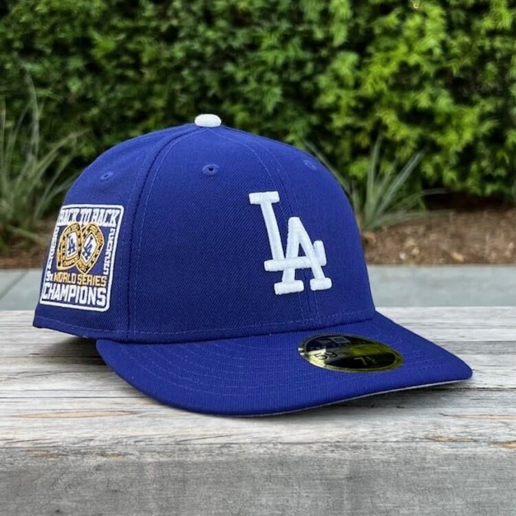 New Era LA Royal Back to Back WS Champs Rings Low Profile