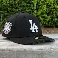 New Era LA Black Back to Back WS Champs Circle SP Low Profile