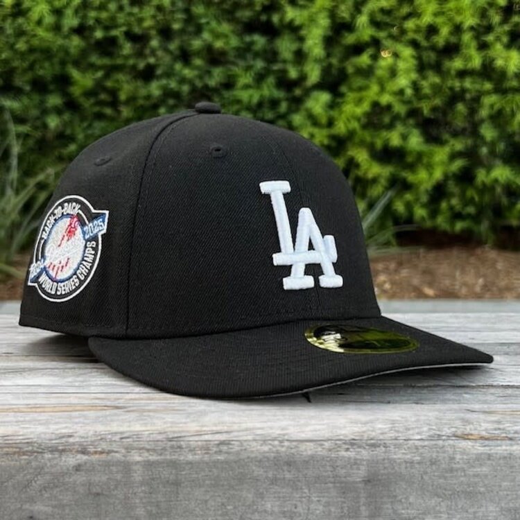New Era LA Black Back to Back WS Champs Circle SP Low Profile