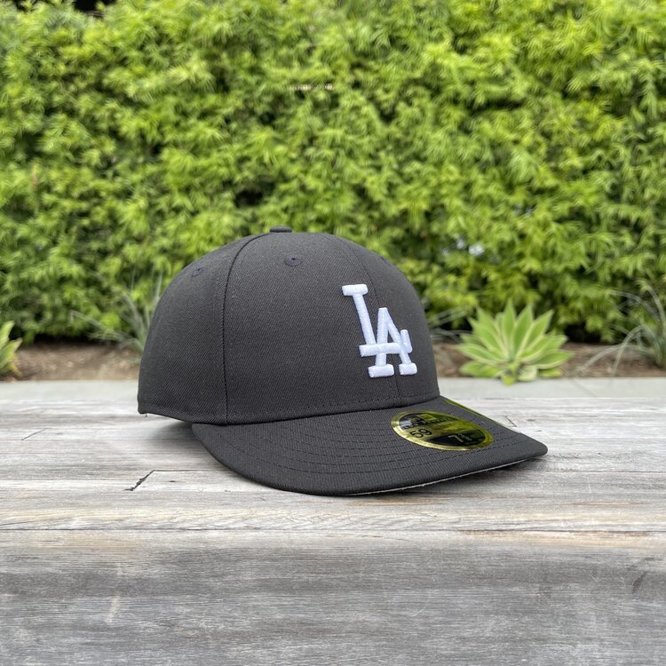 New Era LA Dodgers Black White Low Profile Gray UV