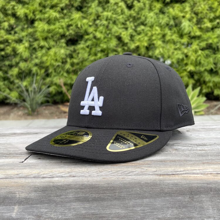 New Era LA Dodgers Black White Low Profile Gray UV
