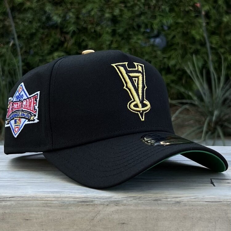 New Era Angels Upside Down Black Metallic Gold 1989 ASG 940 A-Frame