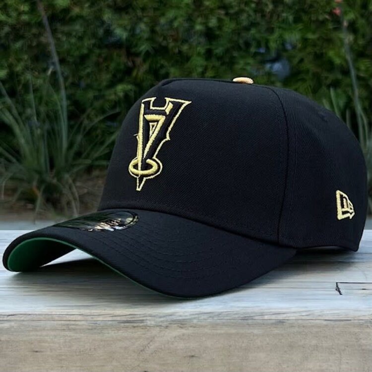 New Era Angels Upside Down Black Metallic Gold 1989 ASG 940 A-Frame