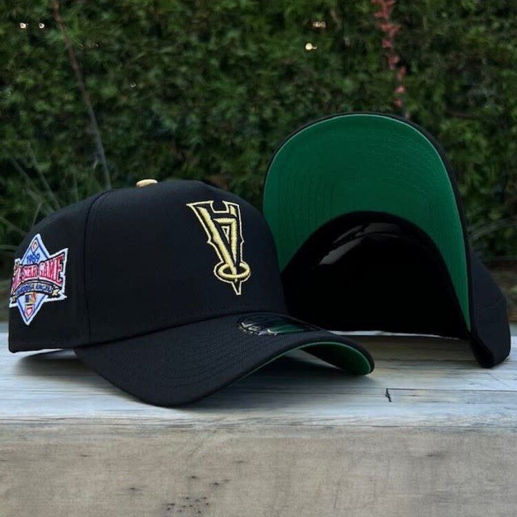 New Era Angels Upside Down Black Metallic Gold 1989 ASG 940 A-Frame