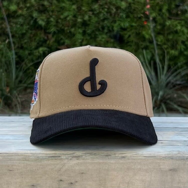 New Era Phillies Upside Down Khaki/Black Corduroy 1996 ASG 940 A-Frame