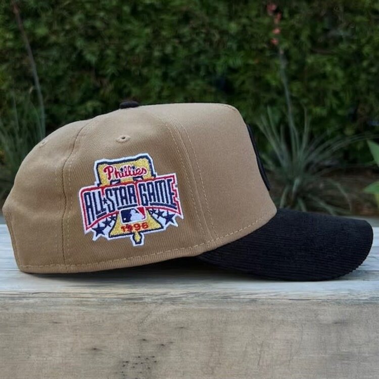 New Era Phillies Upside Down Khaki/Black Corduroy 1996 ASG 940 A-Frame