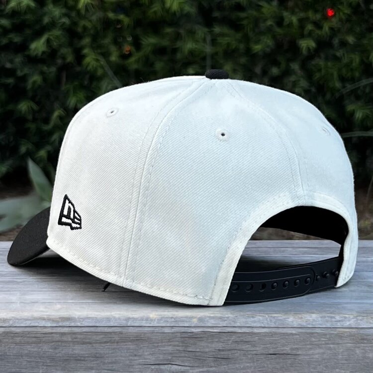New Era LA Ivory/Black Back to Back World Series Champs Circle 940 a-frame