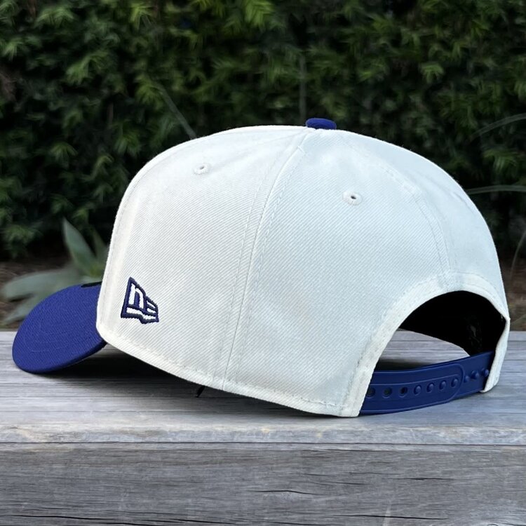 New Era LA Ivory/Royal Back to Back World Series Champs Circle 940 a-frame