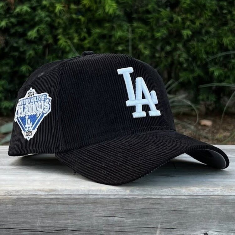 New Era LA BW Corduroy Back to Back World Series Champs Diamond 940 a-frame