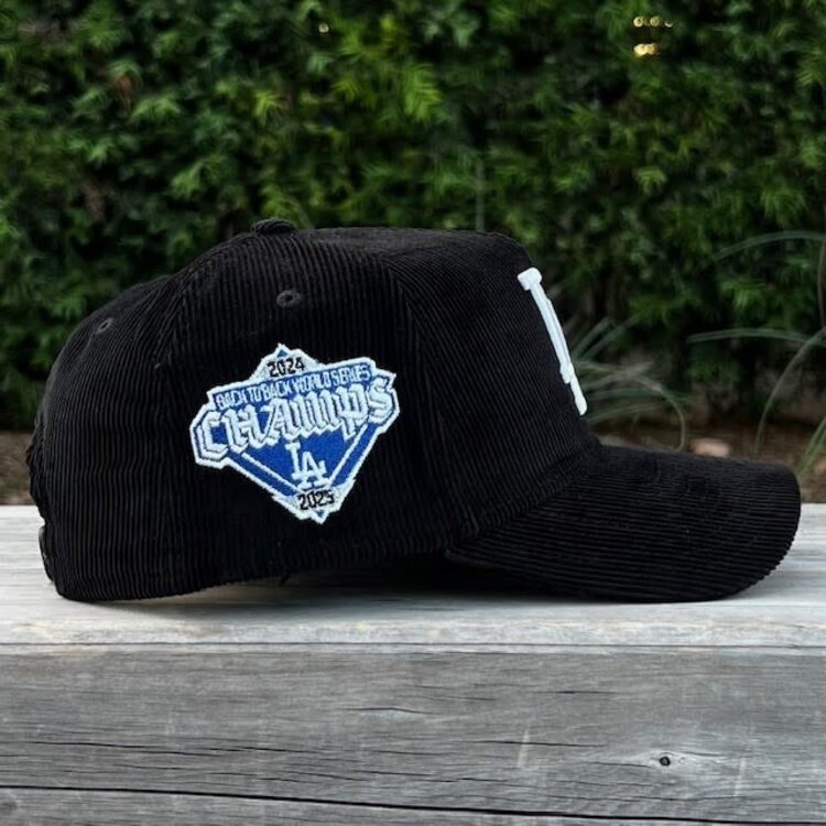 New Era LA BW Corduroy Back to Back World Series Champs Diamond 940 a-frame