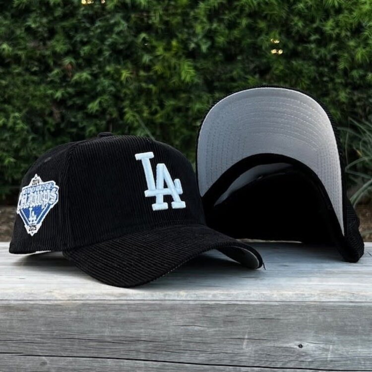 New Era LA BW Corduroy Back to Back World Series Champs Diamond 940 a-frame