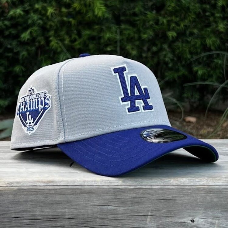 New Era LA Gray/Royal Back to Back World Series Champs Diamond 940 a-frame