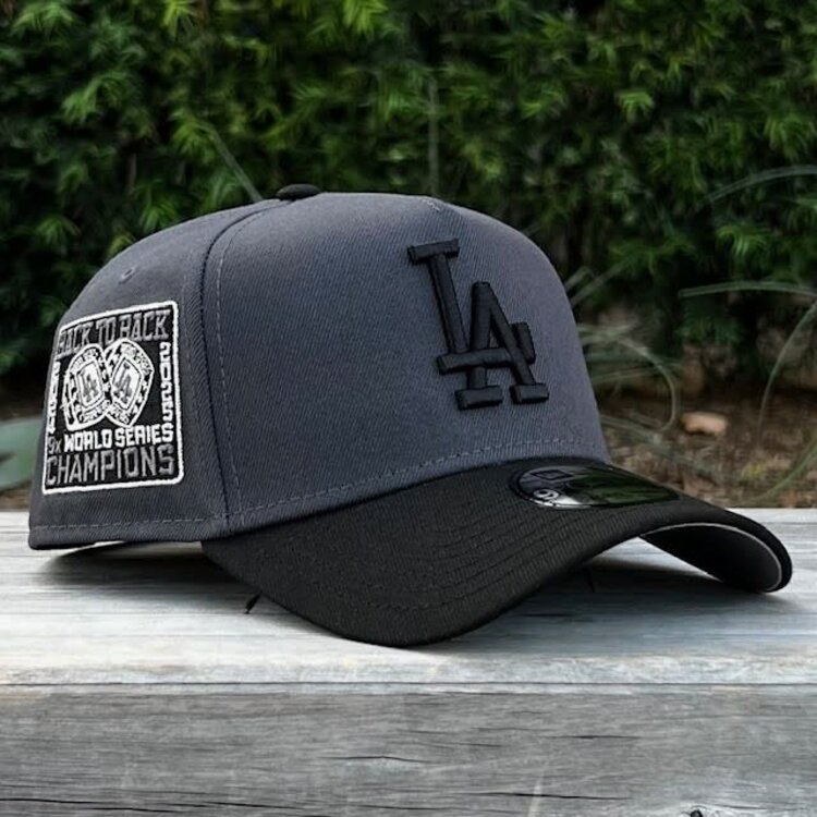 New Era LA Graphite/Black 2025 World Series Champions Rings SP 940 a-frame