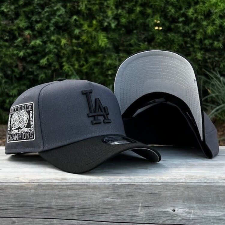 New Era LA Graphite/Black 2025 World Series Champions Rings SP 940 a-frame