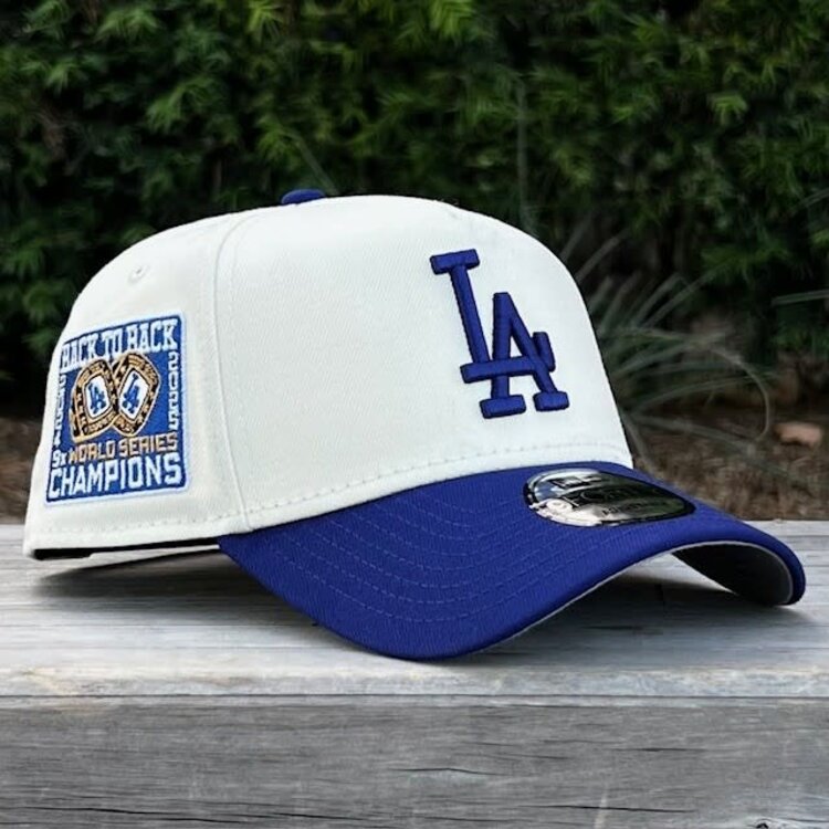 New Era LA Ivory/Royal 2025 World Series Champions Rings SP 940 a-frame