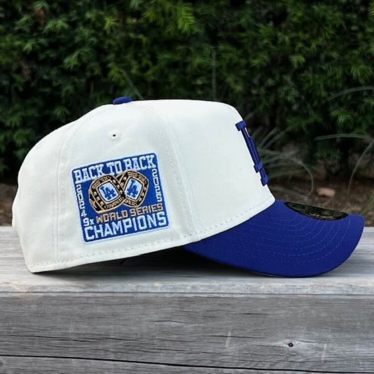 New Era LA Ivory/Royal 2025 World Series Champions Rings SP 940 a-frame