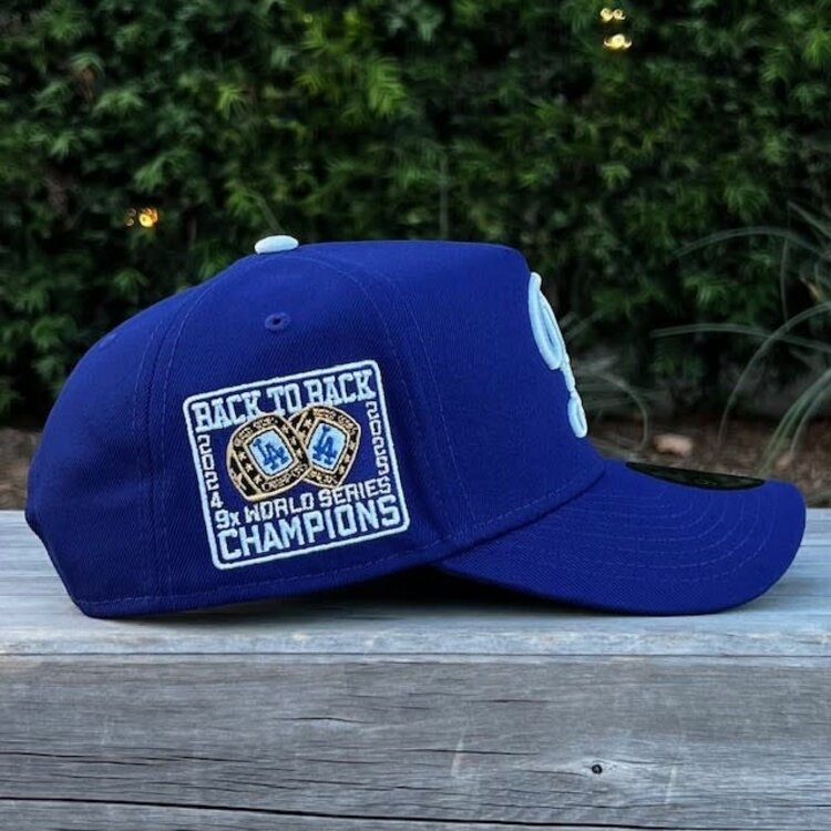 New Era LA City Connect Royal 2025 World Series Champions Rings 940 a-frame