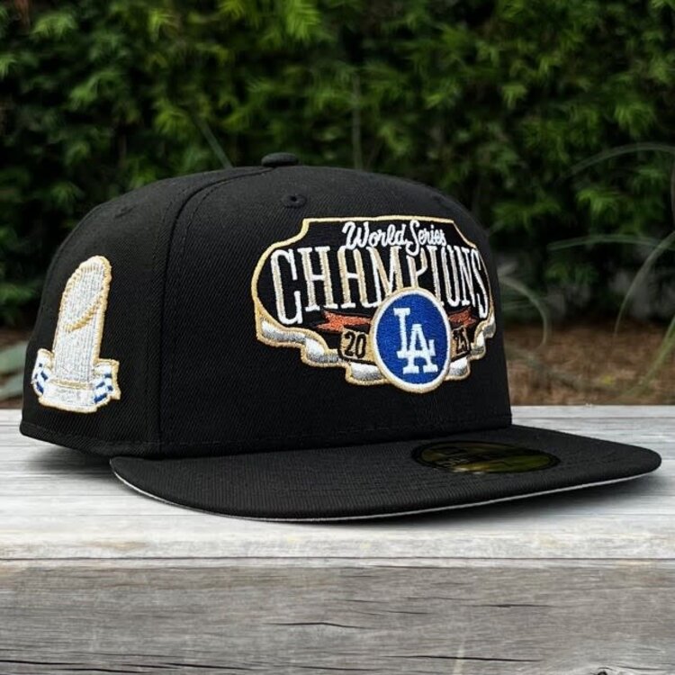 New Era LA Dodgers Black 2025 World Series Champs Locker Room