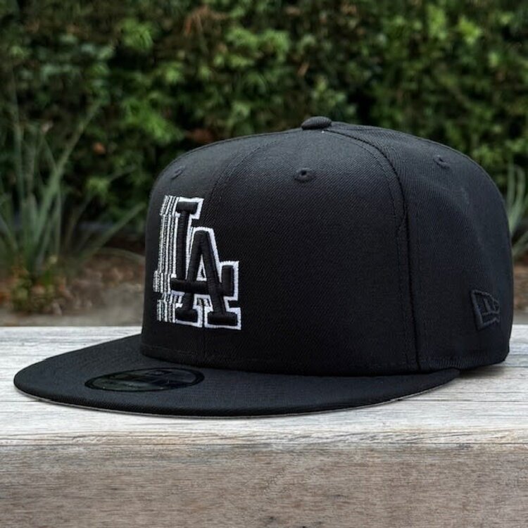 New Era LA Dodgers Black Metallic Silver Fade 950 Snapback