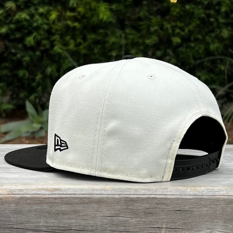 New Era LA Ivory/Black Back to Back World Series Champs Circle 950 Snapback