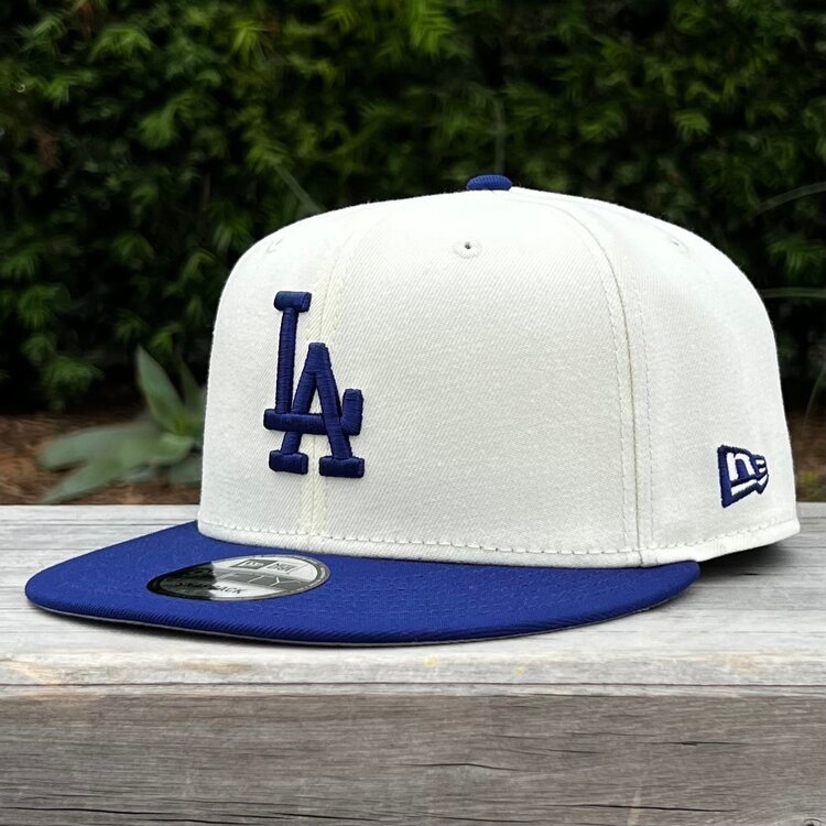 New Era LA Ivory/Royal Back to Back World Series Champs Circle 950 Snapback