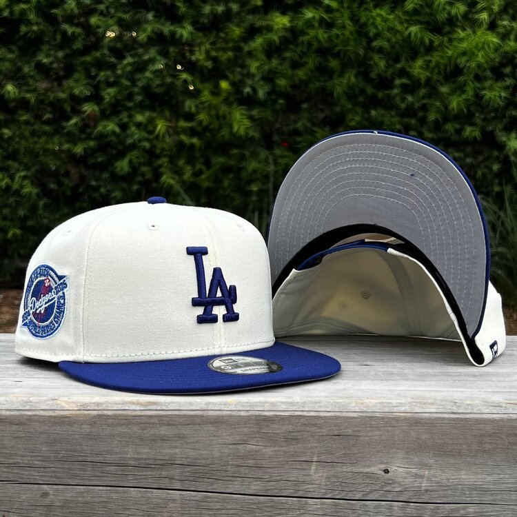 New Era LA Ivory/Royal Back to Back World Series Champs Circle 950 Snapback