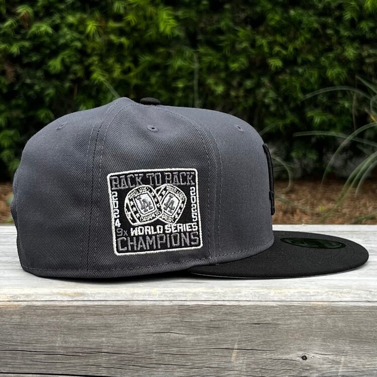 New Era LA Graphite/Black 2025 World Series Champions Rings SP 950 Snapback