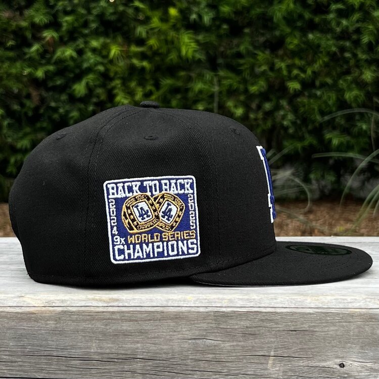New Era LA Black RW 2025 World Series Champions Rings SP 950 Snapback