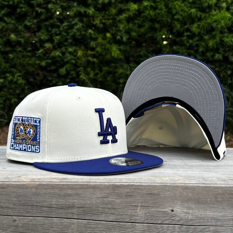 New Era LA Ivory/Royal 2025 World Series Champions Rings SP 950 Snapback