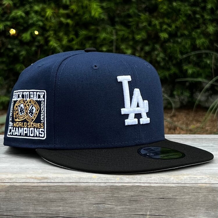New Era LA Navy/Black 2025 World Series Champions Rings SP 950 Snapback