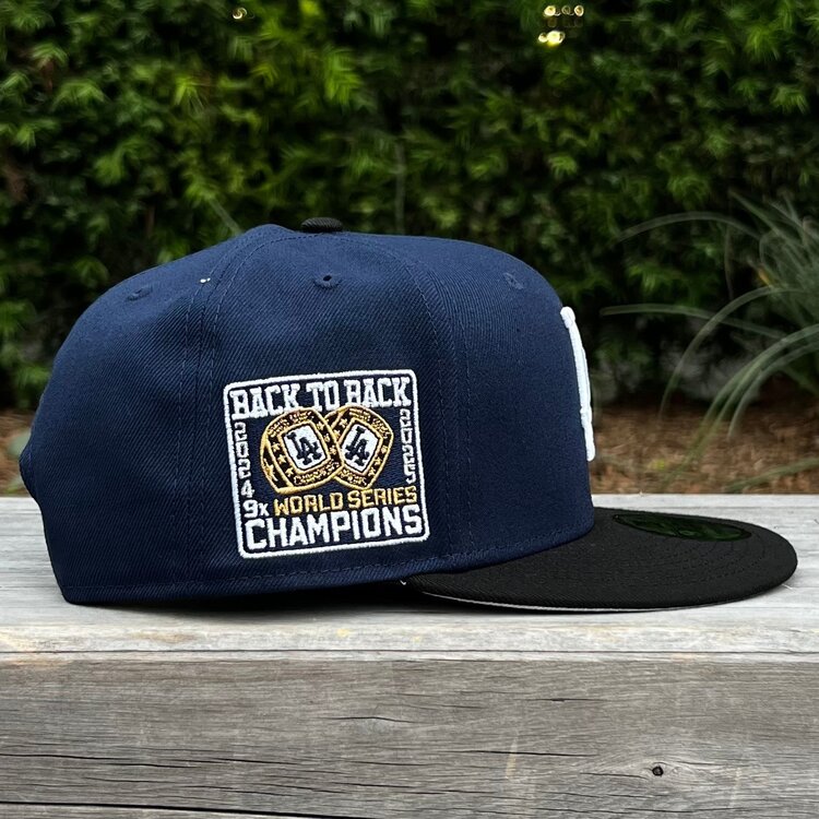 New Era LA Navy/Black 2025 World Series Champions Rings SP 950 Snapback