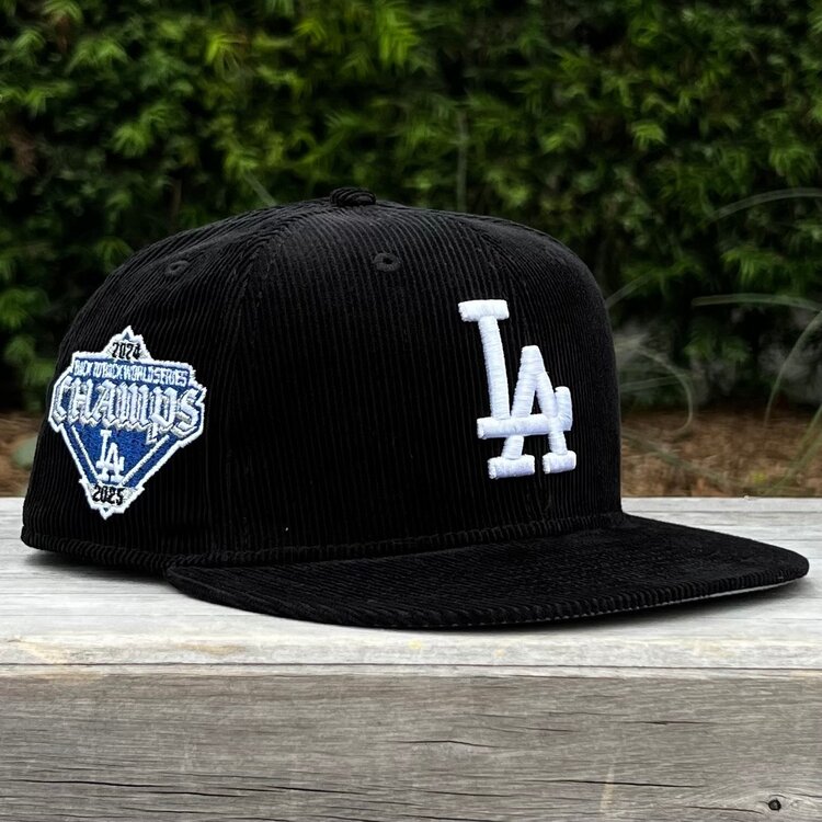 New Era LA BW Corduroy Back to Back World Series Champs Diamond 950 Snapback