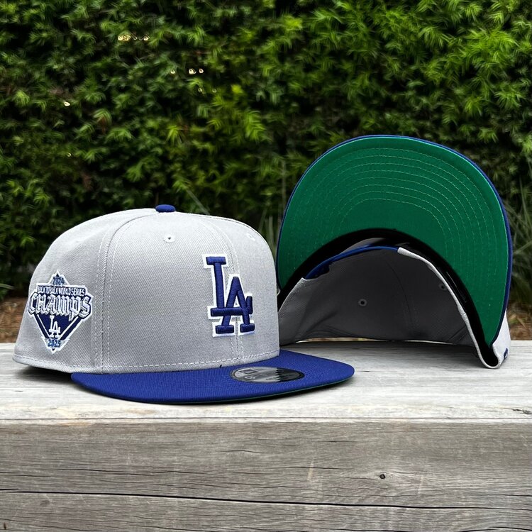 New Era LA Gray/Royal Back to Back World Series Champs Diamond 950 Snapback