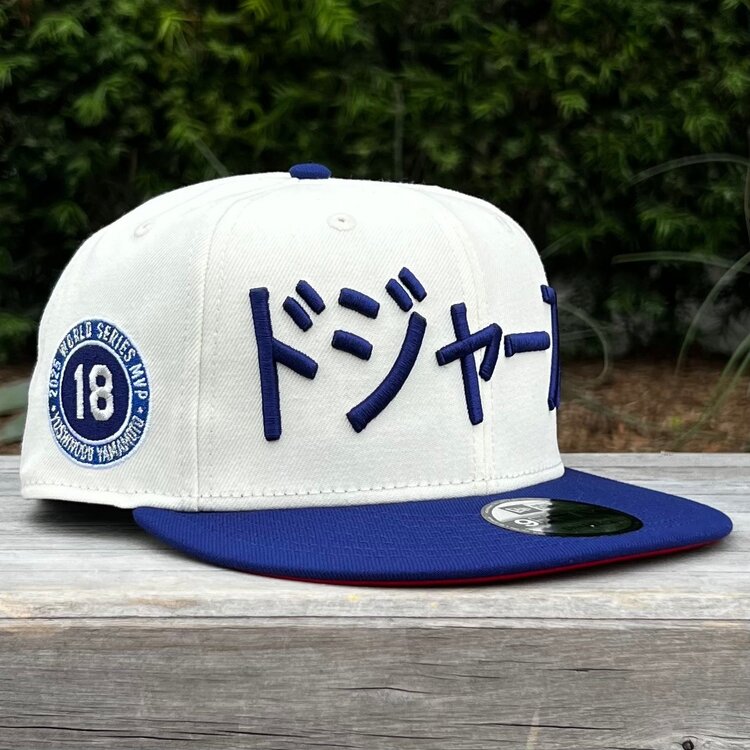 New Era LA Ivory/Royal Kanji Yamamoto MVP 2025 WS Champs 950 Snapback