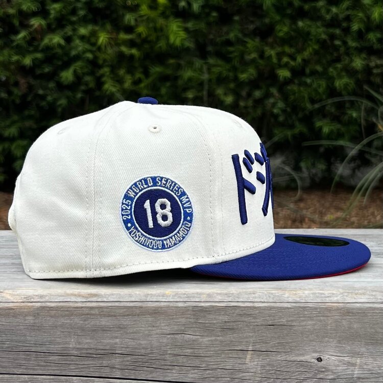 New Era LA Ivory/Royal Kanji Yamamoto MVP 2025 WS Champs 950 Snapback
